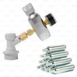 Ball Lock Corny Keg Portable Dispensing Kit Mini Co2 Regulator + Picnic Faucet Star Beverage Supply Co.