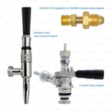 Guinness Nitrogen U Keg Stout Conversion Adapter Kit for CO2 Regulator Kegerator Star Beverage Supply Co.
