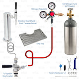 Guinness Nitro Stout Tower Kegerator Keezer Conversion Kit + 5lb Nitrogen Tank Star Beverage Supply Co.