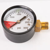 CO2 or Nitrogen Regulator High Pressure Tank Gauge 3000psi 1/4" NPT Threads Star Beverage Supply Co.