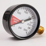 CO2 or Nitrogen Regulator High Pressure Tank Gauge 3000psi 1/4" NPT Threads Star Beverage Supply Co.