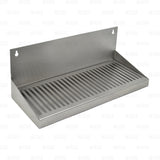 16" Stainless Steel Hanging Drip Tray w/ Removable Grate For Kegerator or Keezer freeshipping - Star Beverage Supply Co.