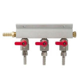 3 Tap Home Brew Ball Lock Kegerator Conversion Kit with Manifold + 5LB Co2 Tank Star Beverage Supply Co.