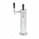 2 Tap Double Faucet Tower Draft Beer Kegerator Keezer Conversion Kit + CO2 Tank freeshipping - Star Beverage Supply Co.