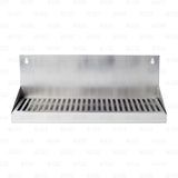 16" Stainless Steel Hanging Drip Tray w/ Removable Grate For Kegerator or Keezer freeshipping - Star Beverage Supply Co.