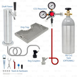 1 Tap Single Tower Ball Lock Home Brew Keg Kegerator Keezer Bar Conversion Kit! Star Beverage Supply Co.