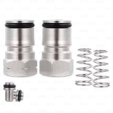 Ball Lock Corny Keg Post Set Stainless Steel 19/32-18 Threads Post + Poppet Star Beverage Supply Co.