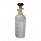 2.5LB CO2 Tank Aluminum Beer Gas Cylinder For Kegerator Keezer DOT CGA320 Valve freeshipping - Star Beverage Supply Co.