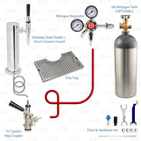 Guinness Nitro Stout Tower Kegerator Keezer Conversion Kit + 5lb Nitrogen Tank Star Beverage Supply Co.