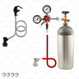 Portable Dispensing Kit for Home Brew Beer Ball Lock Corny Keg + 5lb CO2 Tank Star Beverage Supply Co.