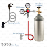 Portable Dispensing Kit for Home Brew Beer Ball Lock Corny Keg + 5lb CO2 Tank Star Beverage Supply Co.
