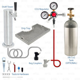 1 Tap Single Tower Ball Lock Home Brew Keg Kegerator Keezer Bar Conversion Kit! Star Beverage Supply Co.