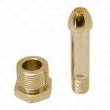 CGA580 Nitrogen Regulator Brass Inlet Stem Fitting Right or Left Threaded SBSC