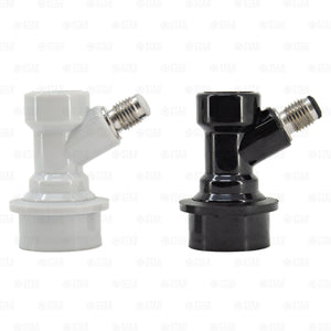 CMB 1/4" MFL Threaded Ball Lock Corny Keg Connector Coupler Set