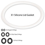 Corny Ball Pin Lock Keg Silicone Rubber Replacement O-Ring Gasket Seal Set Star Beverage Supply Co.