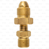 CO2 Regulator to Nitrogen Gas Tank Adapter Brass CGA580 CGA320 Male / Male Star Beverage Supply Co.