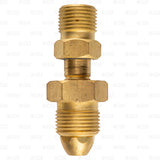 CO2 Regulator to Nitrogen Gas Tank Adapter Brass CGA580 CGA320 Male / Male Star Beverage Supply Co.