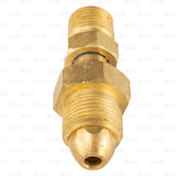 CO2 Regulator to Nitrogen Gas Tank Adapter Brass CGA580 CGA320 Male / Male Star Beverage Supply Co.