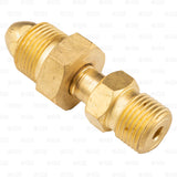 CO2 Regulator to Nitrogen Gas Tank Adapter Brass CGA580 CGA320 Male / Male Star Beverage Supply Co.