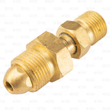 CO2 Regulator to Nitrogen Gas Tank Adapter Brass CGA580 CGA320 Male / Male Star Beverage Supply Co.