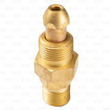 CO2 Regulator to Nitrogen Gas Tank Adapter Brass CGA580 CGA320 Male / Male Star Beverage Supply Co.