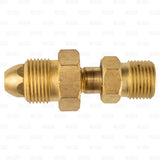 CO2 Regulator to Nitrogen Gas Tank Adapter Brass CGA580 CGA320 Male / Male Star Beverage Supply Co.