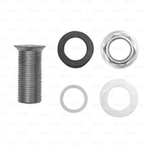 2" Kegerator Drip Tray Drain Kit + 3' Hose Assembly 7/8" (1/2" NPT) Threads Star Beverage Supply Co.