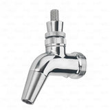 Forward Sealing Commercial Quality Beer Faucet - Threaded Spout Stainless Steel Star Beverage Supply Co.