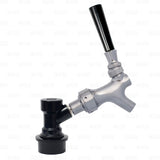 Stainless Steel Keg Sampling Faucet Adapter MFL Threaded Corny Coupler Connector Star Beverage Supply Co.