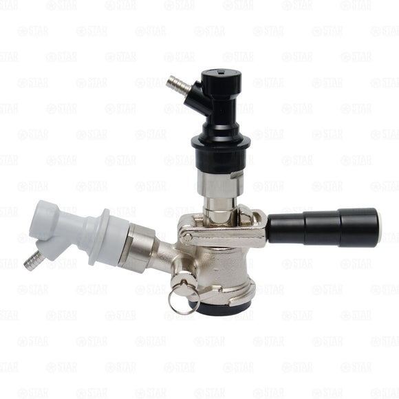 Sankey D Coupler w/ Quick Release for Corny Posts - Commercial or Homebrew Kegs! Star Beverage Supply Co.