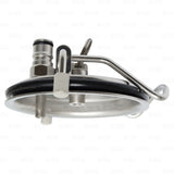 Corny Keg Carbonation Lid With Ball Lock Gas Post + Dip Tube + Diffuser Stone Star Beverage Supply Co.