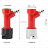 Tall Pin Lock Corny Keg Home Brewing Connector Coupler Set 3/16" 1/4" Barb Star Beverage Supply Co.