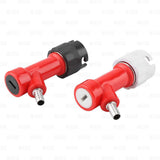 Tall Pin Lock Corny Keg Home Brewing Connector Coupler Set 3/16" 1/4" Barb Star Beverage Supply Co.