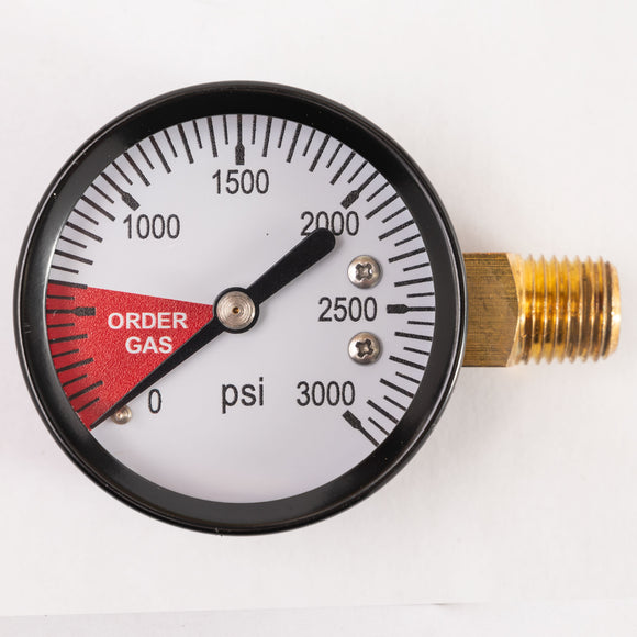 CO2 or Nitrogen Regulator High Pressure Tank Gauge 3000psi 1/4