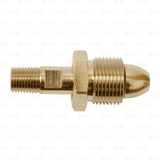 CGA580 Nitrogen Regulator Brass Inlet Stem Fitting Right or Left Threaded SBSC