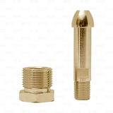 CGA580 Nitrogen Regulator Brass Inlet Stem Fitting Right or Left Threaded SBSC