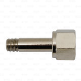 CO2 Regulator Inlet Stem CGA320 Nut + 1/4" Male NPT Right Hand Threads Chrome Star Beverage Supply Co.