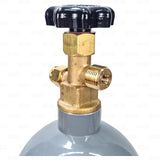 5LB CO2 Tank Aluminum Gas Cylinder For Kegerator Keezer USA DOT CGA320 Valve Star Beverage Supply Co.