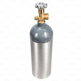 5LB 20cf Aluminum Nitrogen Gas Tank Beer Coffee Beverage Cylinder CGA580 CGA 580 Star Beverage Supply Co.