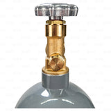 5LB 20cf Aluminum Nitrogen Gas Tank Beer Coffee Beverage Cylinder CGA580 CGA 580 Star Beverage Supply Co.