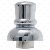 Beer Tap Handle Top Hat Finial Cap Topper Chrome Finish 5/16" Threads Star Beverage Supply Co.