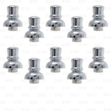 Beer Tap Handle Top Hat Finial Cap Topper Chrome Finish 5/16" Threads Star Beverage Supply Co.