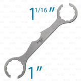 Pro Quality Draft Beer Tower Wrench 1-1/16" and 1"- Replace Beer Lines Easily!