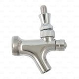 Stainless Steel Self Closing Draft Beer Faucet with Handle Krome Dispense C117 Star Beverage Supply Co.