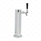 1 Single Tap All Stainless Steel Contact Draft Beer Beverage Tower Faucet Shank freeshipping - Star Beverage Supply Co.