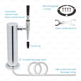 Guinness or Nitro Coffee Stainless Steel Beverage Tower + Stout Creamer Faucet freeshipping - Star Beverage Supply Co.
