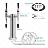 2 Tap Nitro Coffee / Guinness Beer Beverage Tower Stainless Stout Creamer Faucet freeshipping - Star Beverage Supply Co.
