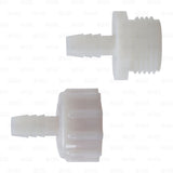 Male / Female 3/4" Garden Hose Connector to 3/8" Barb Set Plastic Nipple MGH FGH freeshipping - Star Beverage Supply Co.