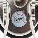 Ball Lock Corny Home Brewing Keg Replacement Lid - 0-90psi Pressure Gauge + PRV Star Beverage Supply Co.