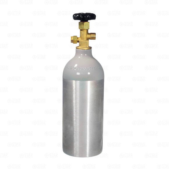 2.5LB CO2 Tank Aluminum Beer Gas Cylinder For Kegerator Keezer DOT CGA320 Valve freeshipping - Star Beverage Supply Co.